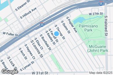 Map image of the property - 2853 S Farrell St