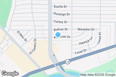 Map image of the property - 3724 Almazan Dr