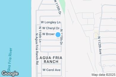 Map image of the property - 11552 W Cinnabar Ave