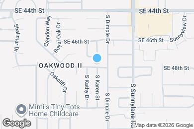 Map image of the property - 4101 SE 48th-