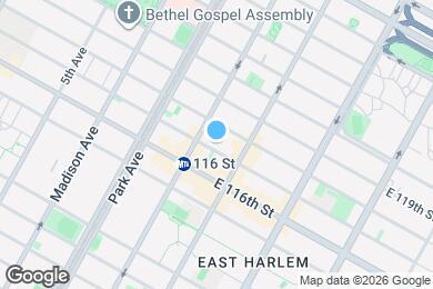 Map image of the property - 169 E 117th St