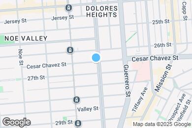 Map image of the property - 1350 Dolores St