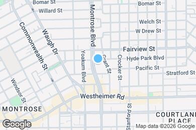 Map image of the property - 2507 Montrose Blvd