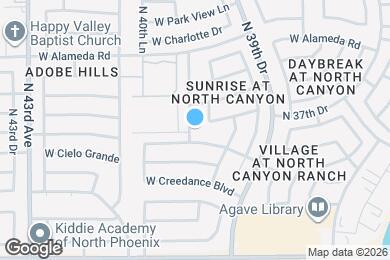 Map image of the property - 23837 N 40th Dr