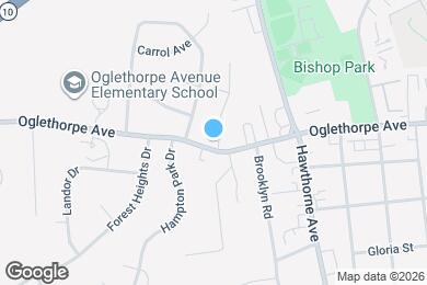Map image of the property - 970 Oglethorpe Ave