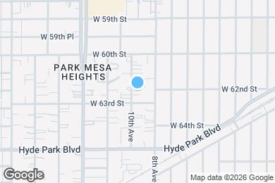 Map image of the property - 6210 10th Ave