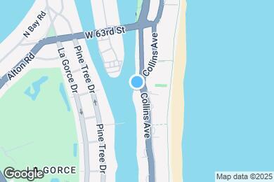 Map image of the property - 5880 Collins Ave