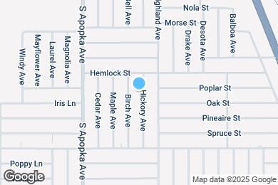 Map image of the property - 827 Hickory Ave