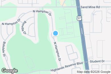 Map image of the property - 412 N Hampton Dr