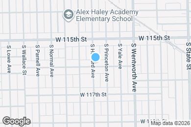 Map image of the property - 322 W 116th St