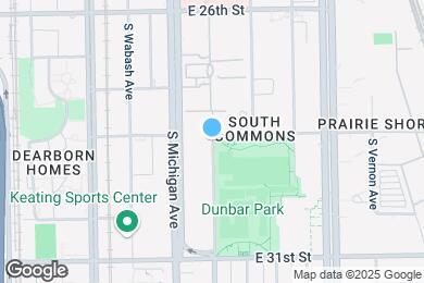 Map image of the property - 2901 S Michigan Ave