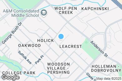 Map image of the property - 1303 Leacrest Dr