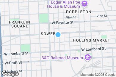 Map image of the property - 20 S Carrollton Ave