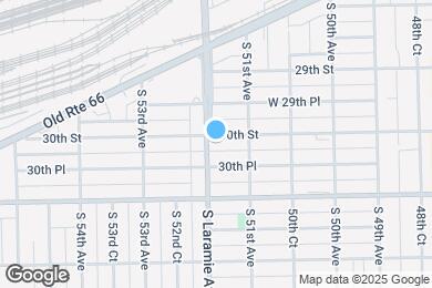 Map image of the property - 5125 W 30th St