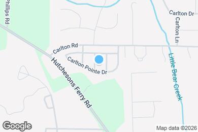 Map image of the property - 816 Carlton Pointe Terrace