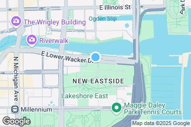 Map image of the property - 333 E Wacker Dr