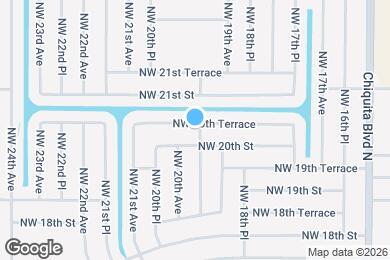 Map image of the property - 1922 NW 20th Terrace