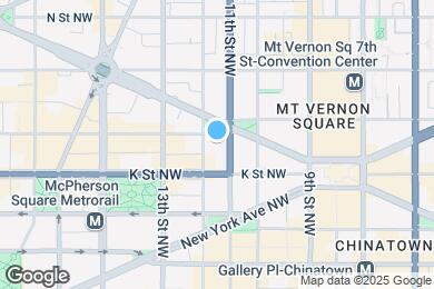 Map image of the property - 1150 K St NW