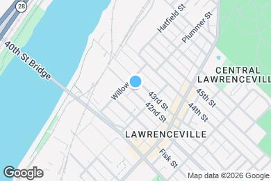 Map image of the property - 125 42nd St