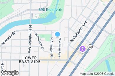 Map image of the property - 1841 N Warren Ave