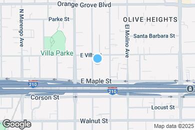 Map image of the property - 434 N Oakland Ave