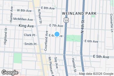 Map image of the property - 1286 Indianola Ave