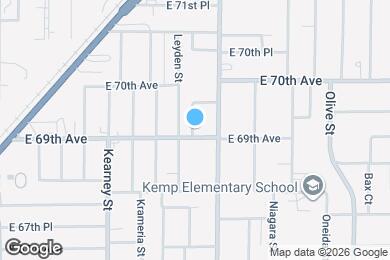 Map image of the property - 6912 Locust Ct