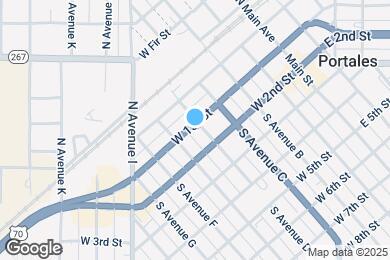 Map image of the property - 503 W 1st St