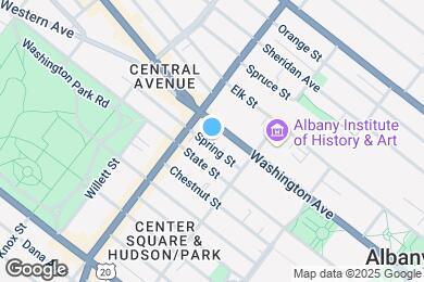 Map image of the property - 33 Spring St