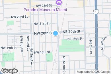 Map image of the property - 1984 N Miami Ave