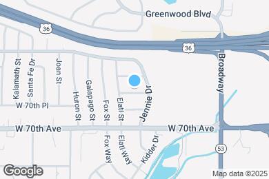 Map image of the property - 461 W 71st Ave