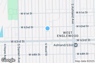 Map image of the property - 6219 S Wood St