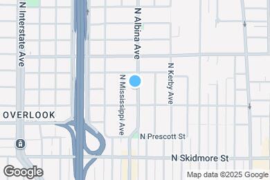Map image of the property - 4743 N Albina Ave