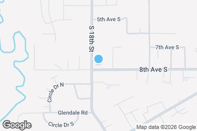 Map image of the property - 1738 8th Ave S
