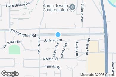 Map image of the property - 1227 Jefferson St