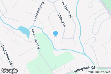 Map image of the property - 2855 Hickory Cir