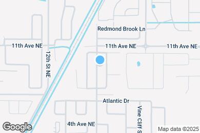 Map image of the property - 905 15th St NE