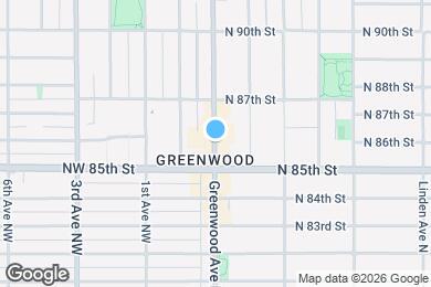 Map image of the property - 8537 Greenwood Ave N
