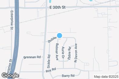 Map image of the property - 8101 Shibler Dr