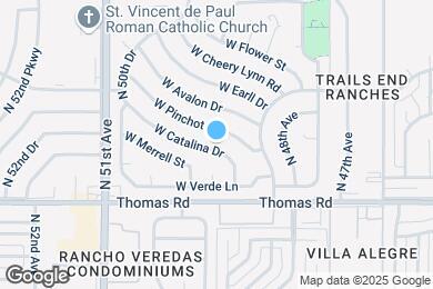 Map image of the property - 4908 W Catalina Dr