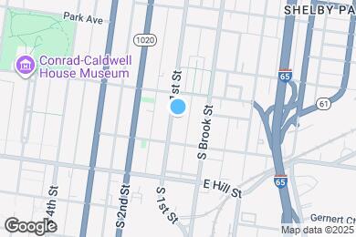 Map image of the property - 1425 S 1st St