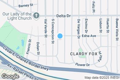 Map image of the property - 608 Alicia Dr