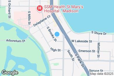 Map image of the property - 1005 S Brooks St