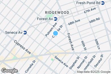 Map image of the property - 1868 Cornelia St