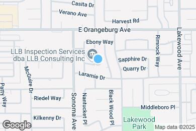 Map image of the property - 1200 Romano Way
