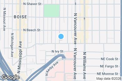 Map image of the property - 3512 N Haight Ave
