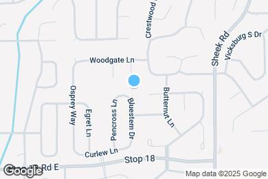 Map image of the property - 1373 Bluestem Dr