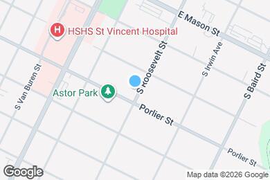 Map image of the property - 832 S Roosevelt St