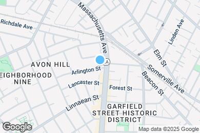 Map image of the property - 5 Arlington St