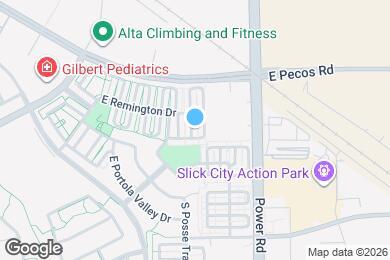 Map image of the property - 3535 S Posse Trail